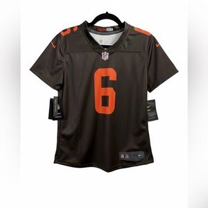 NWT Nike Cleveland Browns Baker Mayfield #6 Color Rush Jersey - Women’s Small